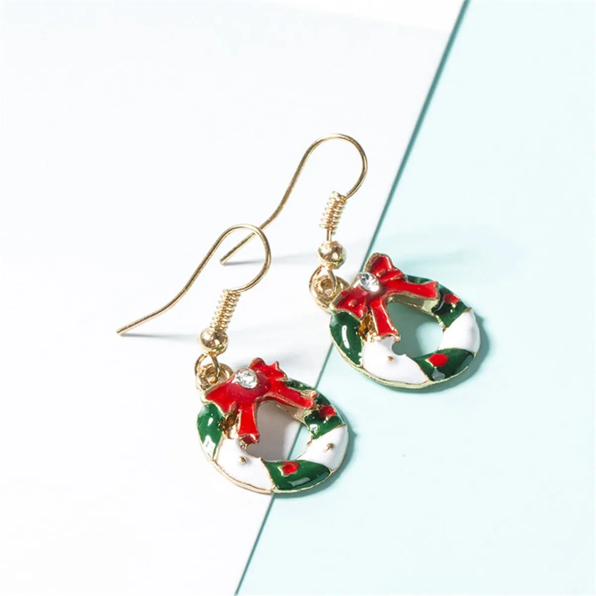 Cubic Zirconia & Goldtone Wreath Necklace & Drop Earrings sold by Zulily product image thumbnail 3