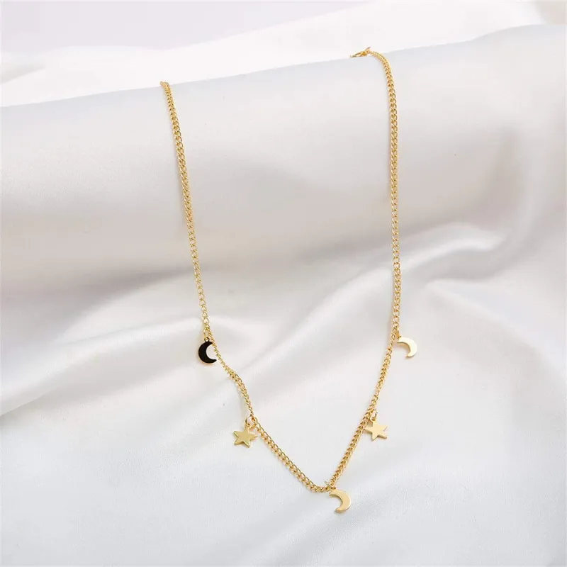 Goldtone Celestial Necklace made by Zulily