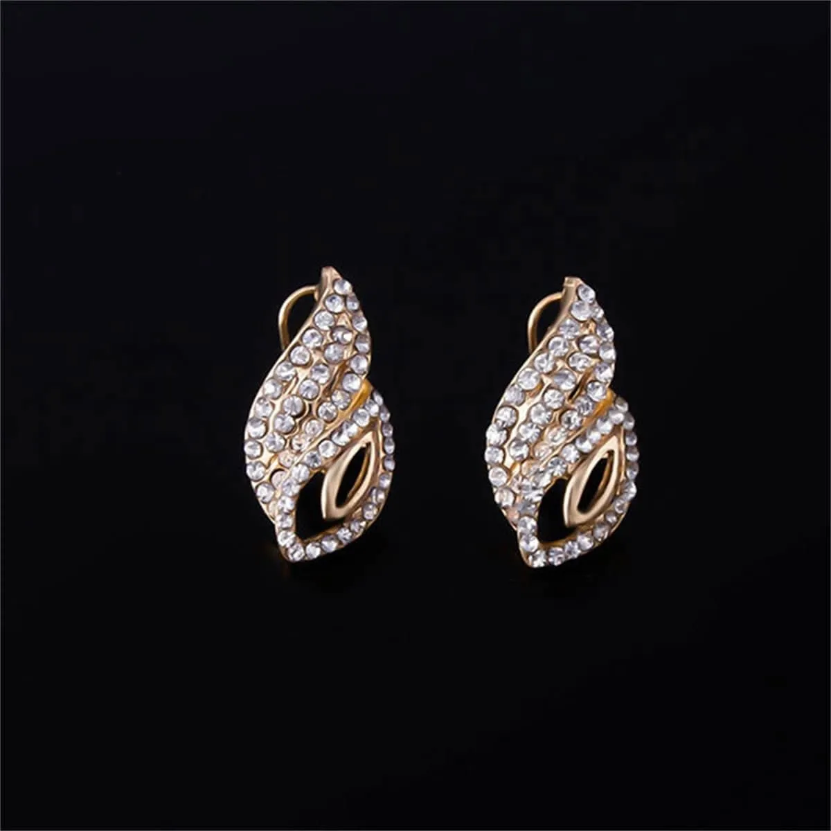 Cubic Zirconia & Goldtone Bypass Wing Necklace Set sold by Zulily product image thumbnail 3