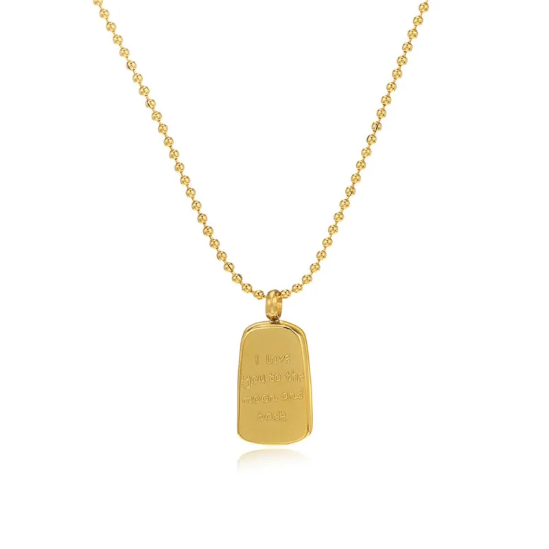 Goldtone 'Love You to the Moon & Back' Pendant Necklace made by Zulily