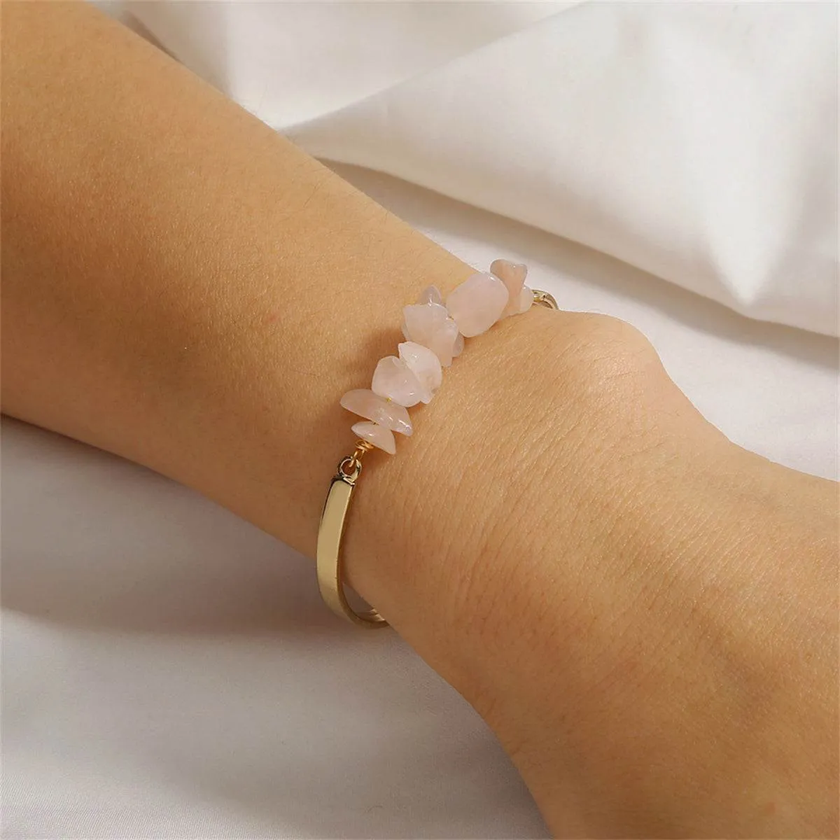 Pink Resin & Goldtone Bracelet sold by Zulily product image thumbnail 3