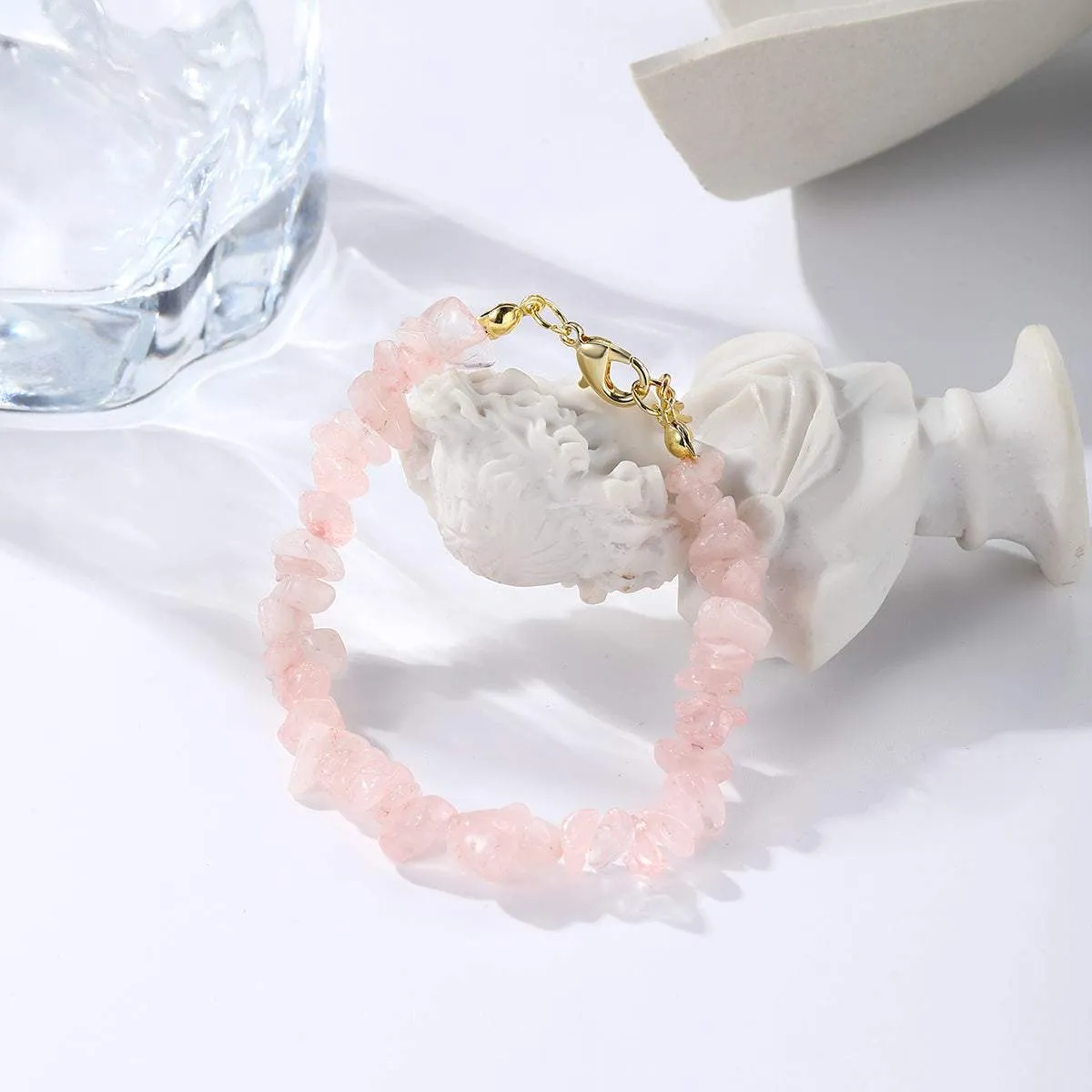 Pink Resin & Goldtone Bracelet sold by Zulily