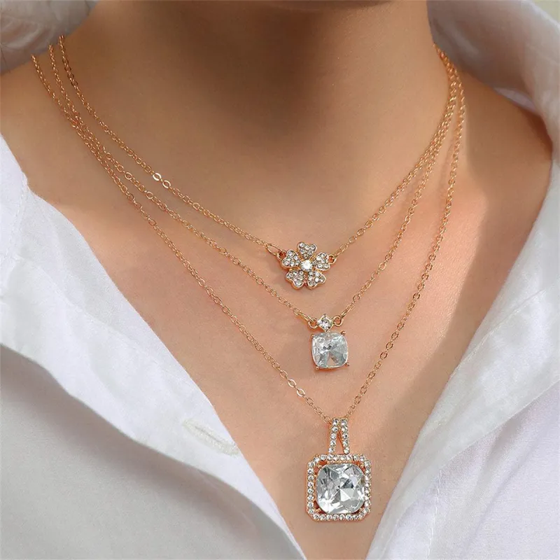 Crystal & Cubic Zirconia Goldtone Flower Pendant Necklace Set made by Zulily
