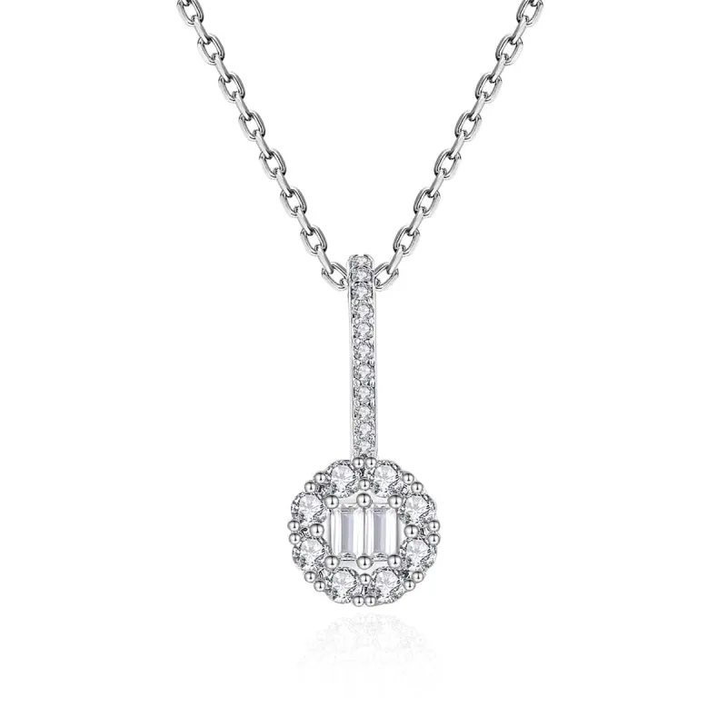 Crystal & Silvertone Guitar Pendant Necklace made by Zulily