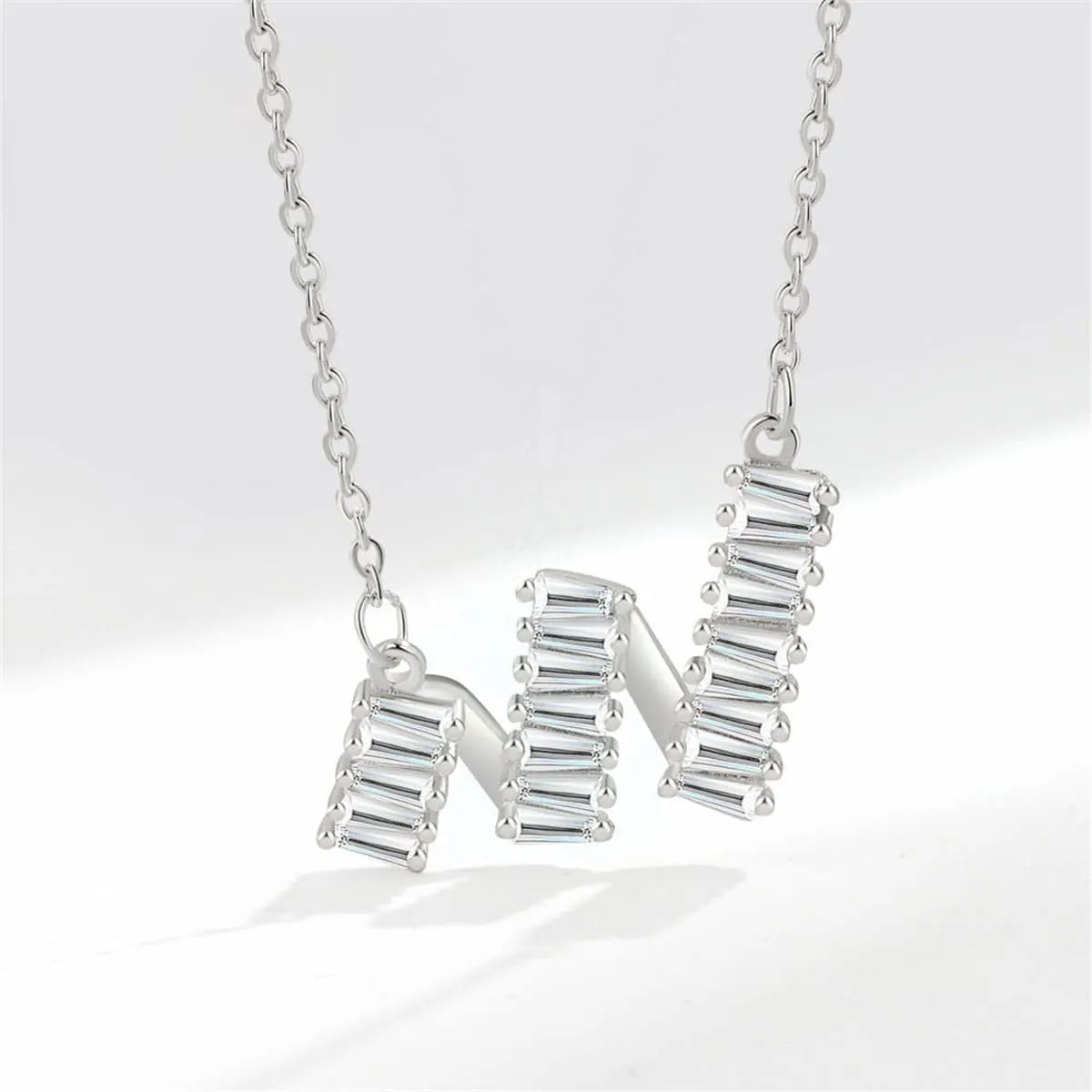 Crystal & Silvertone Wave Pendant Necklace sold by Zulily