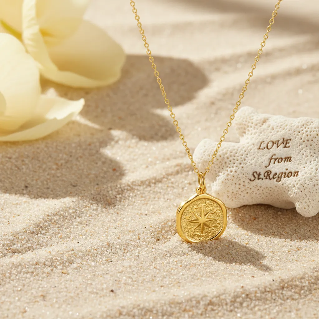 Goldtone Star Coin Pendant Necklace sold by Zulily