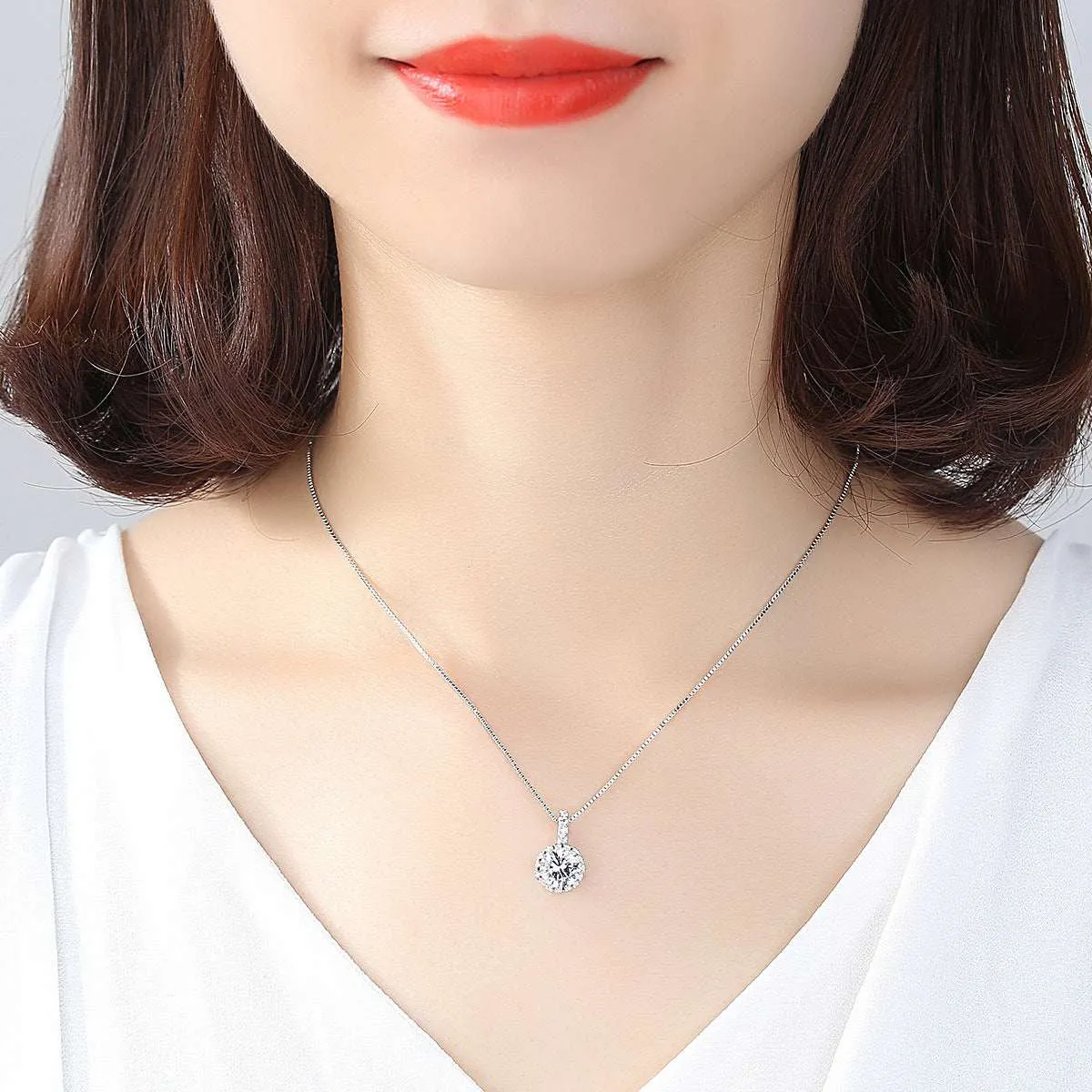Crystal & Cubic Zirconia Round Pendant Necklace sold by Zulily product image thumbnail 2