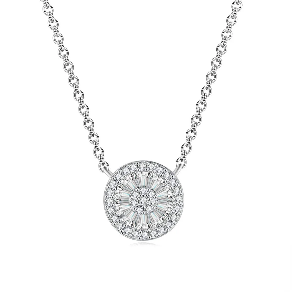 Crystal & Cubic Zirconia Round Pendant Necklace sold by Zulily product image thumbnail 4