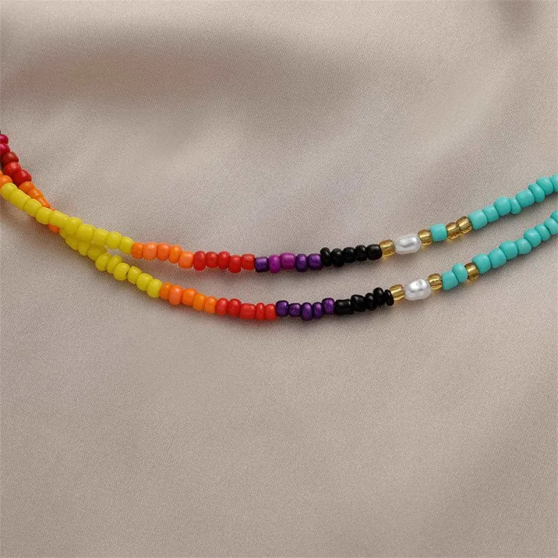 Blue Teal Howlite & Pearl Layered Choker Necklace made by Zulily