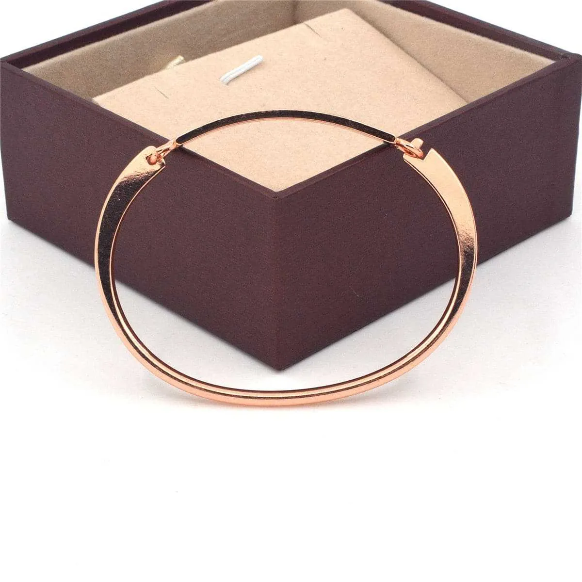 Rose Goldtone 'Believe in Yourself' Bangle sold by Zulily