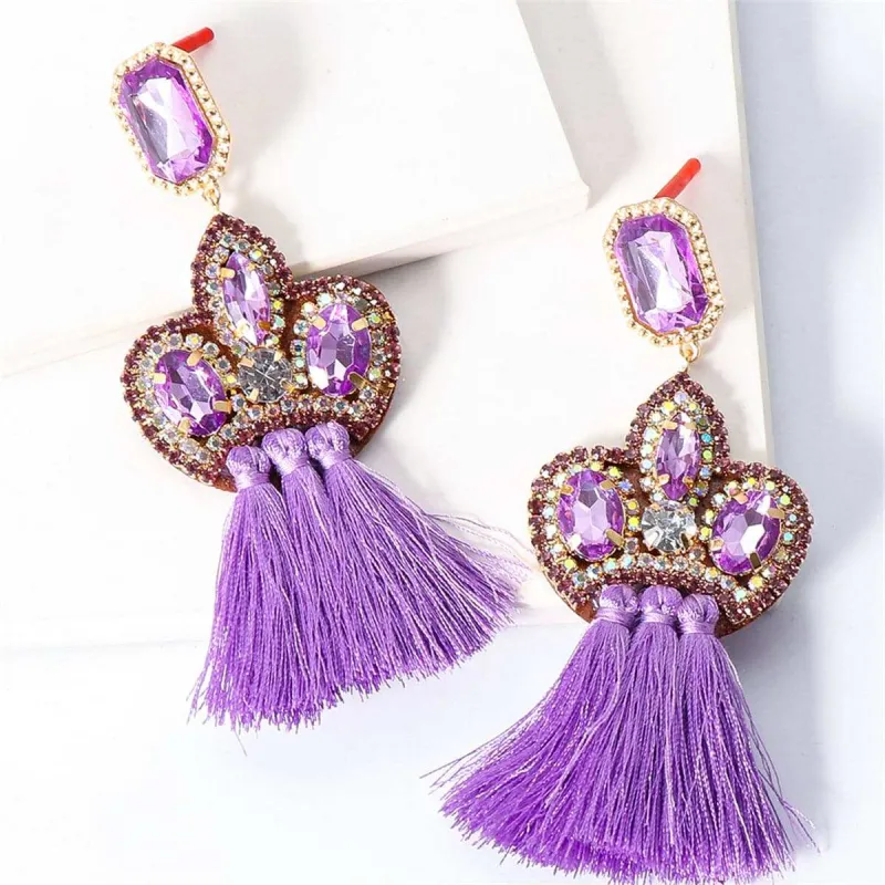 Crystal & Cubic Zirconia Fringe Drop Earrings made by Zulily