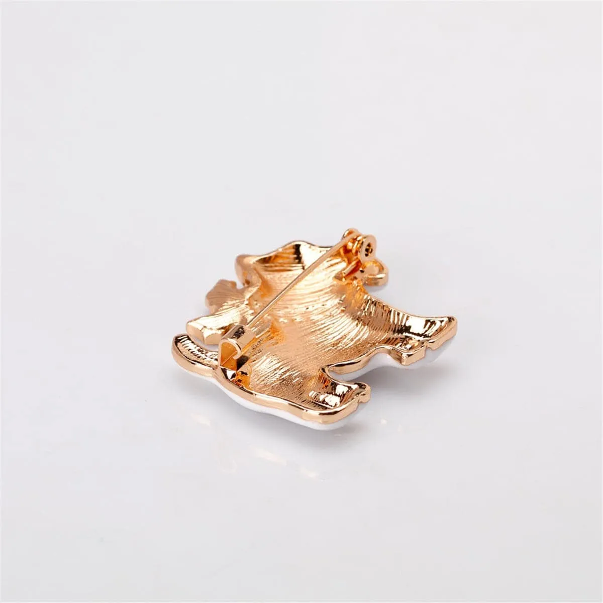 White & Cubic Zirconia Dog Brooch sold by Zulily product image thumbnail 2