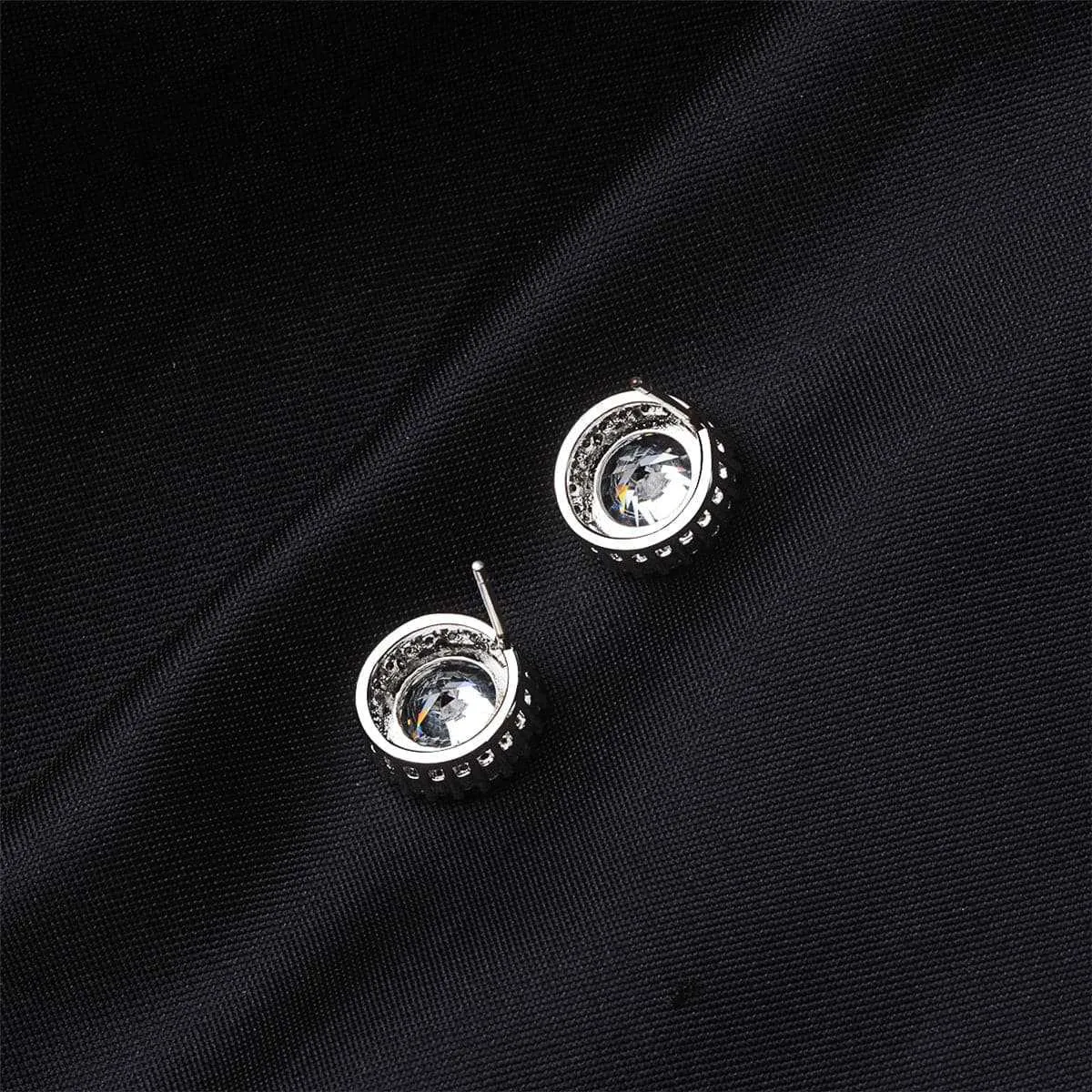 Cubic Zirconia & Crystal Silvertone Hola Stud Earrings sold by Zulily