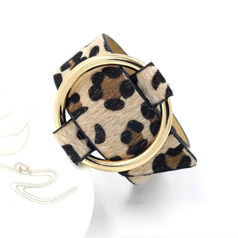 Coffee Polyurethane & Goldtone Leopard-Print Bracelet made by Zulily
