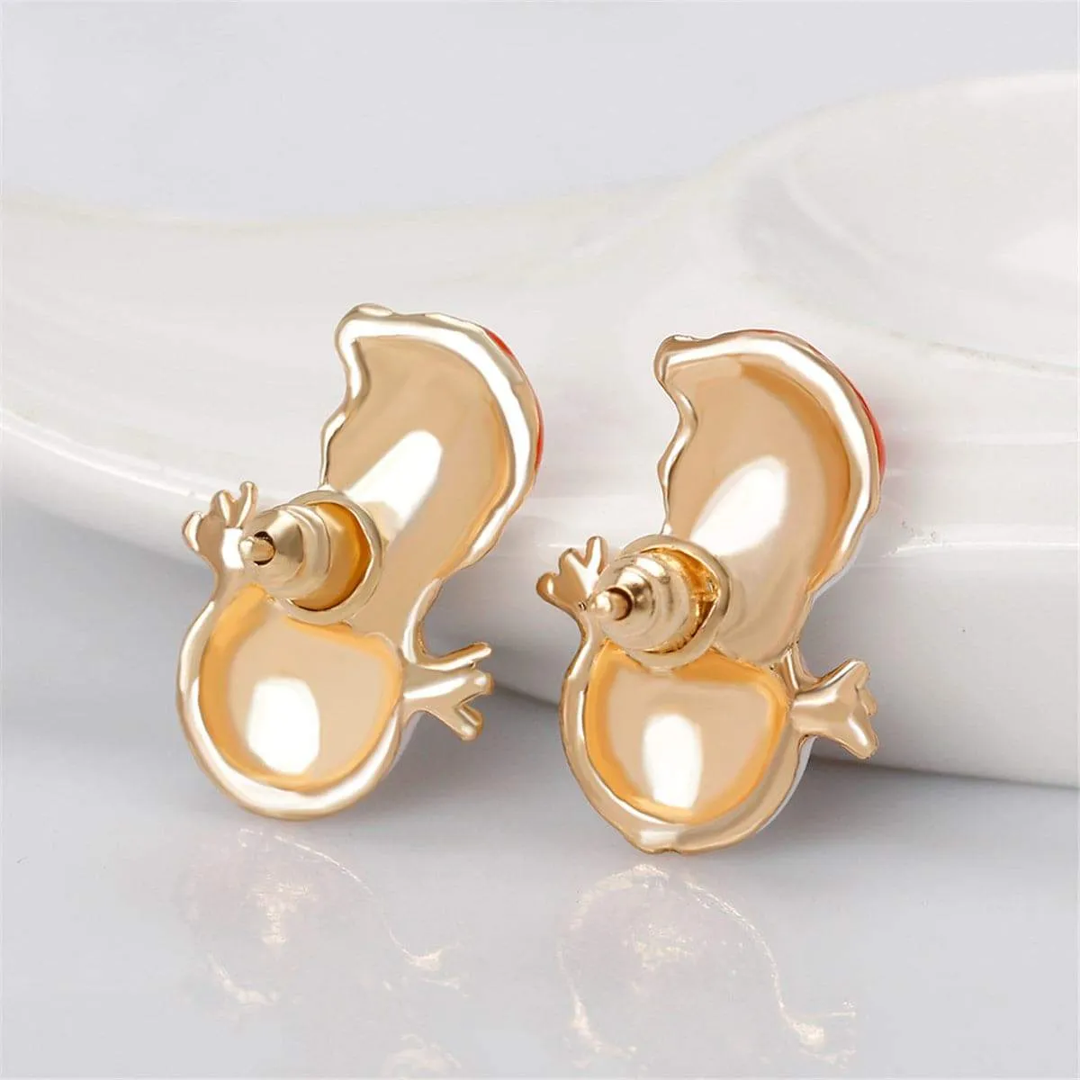 White & Bundled Snowman Stud Earrings sold by Zulily product image thumbnail 2