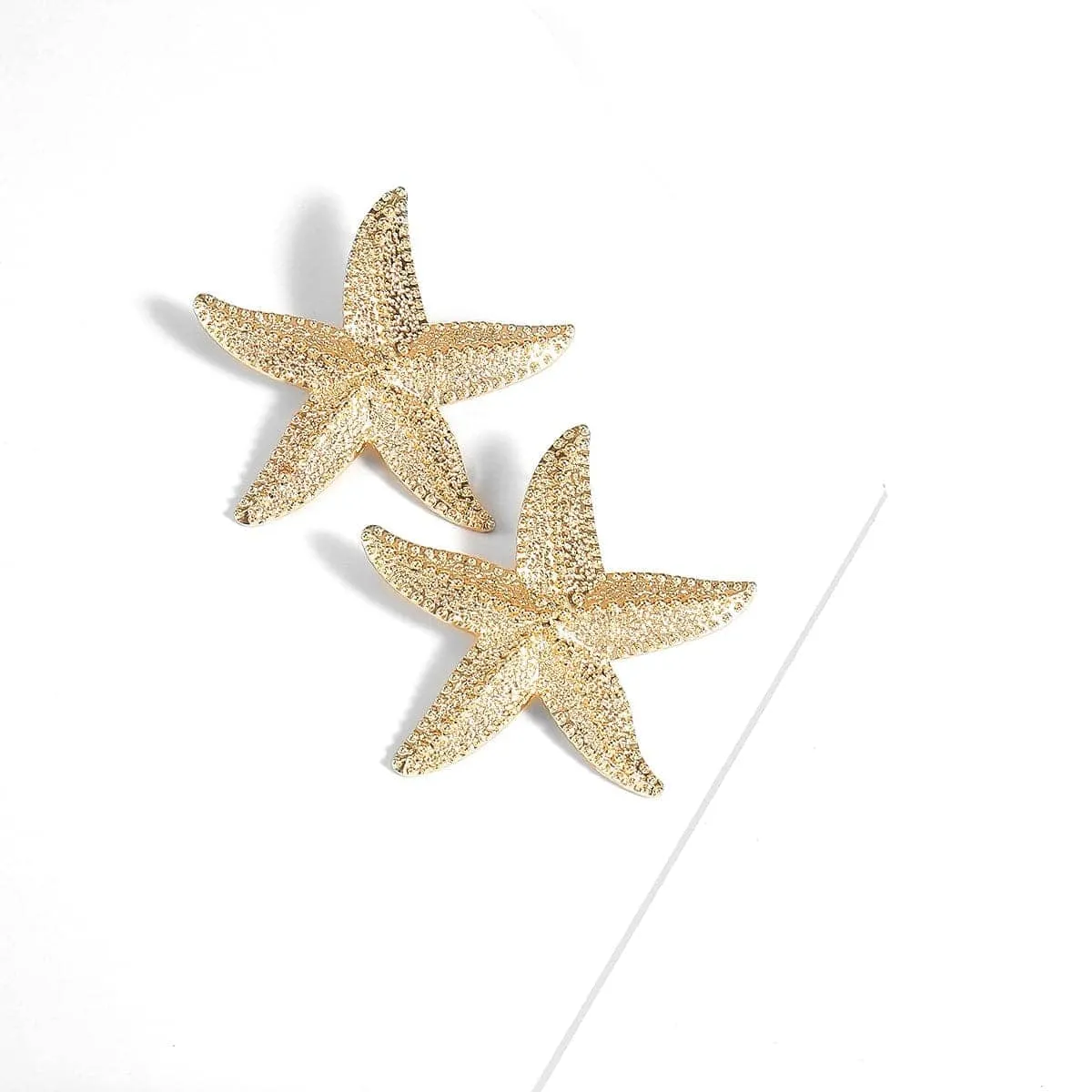 Goldtone Starfish Drop Earrings sold by Zulily product image thumbnail 2