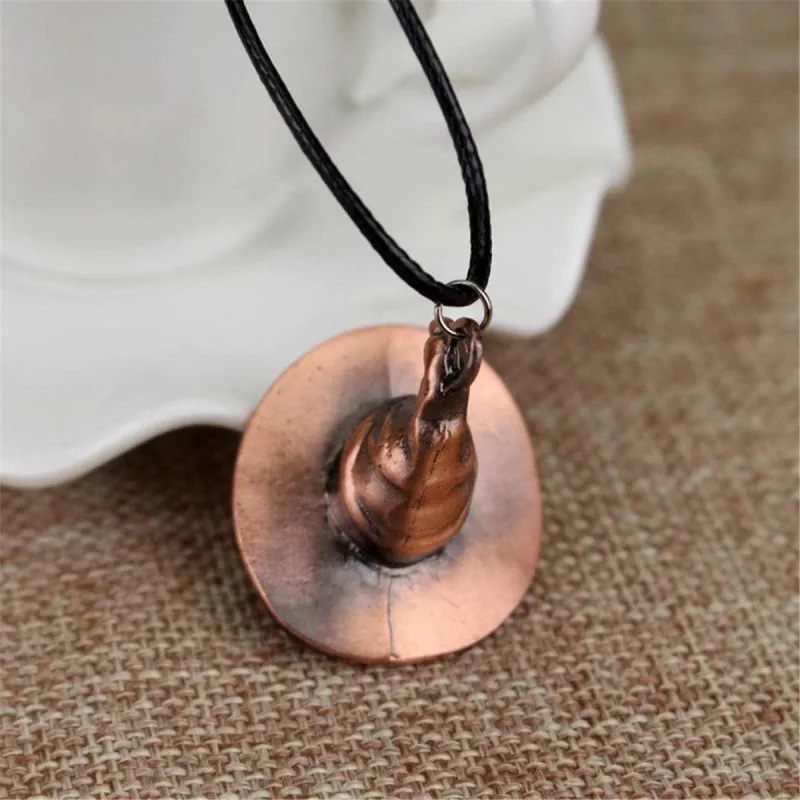 Rose Goldtone Magic Hat Pendant Necklace made by Zulily