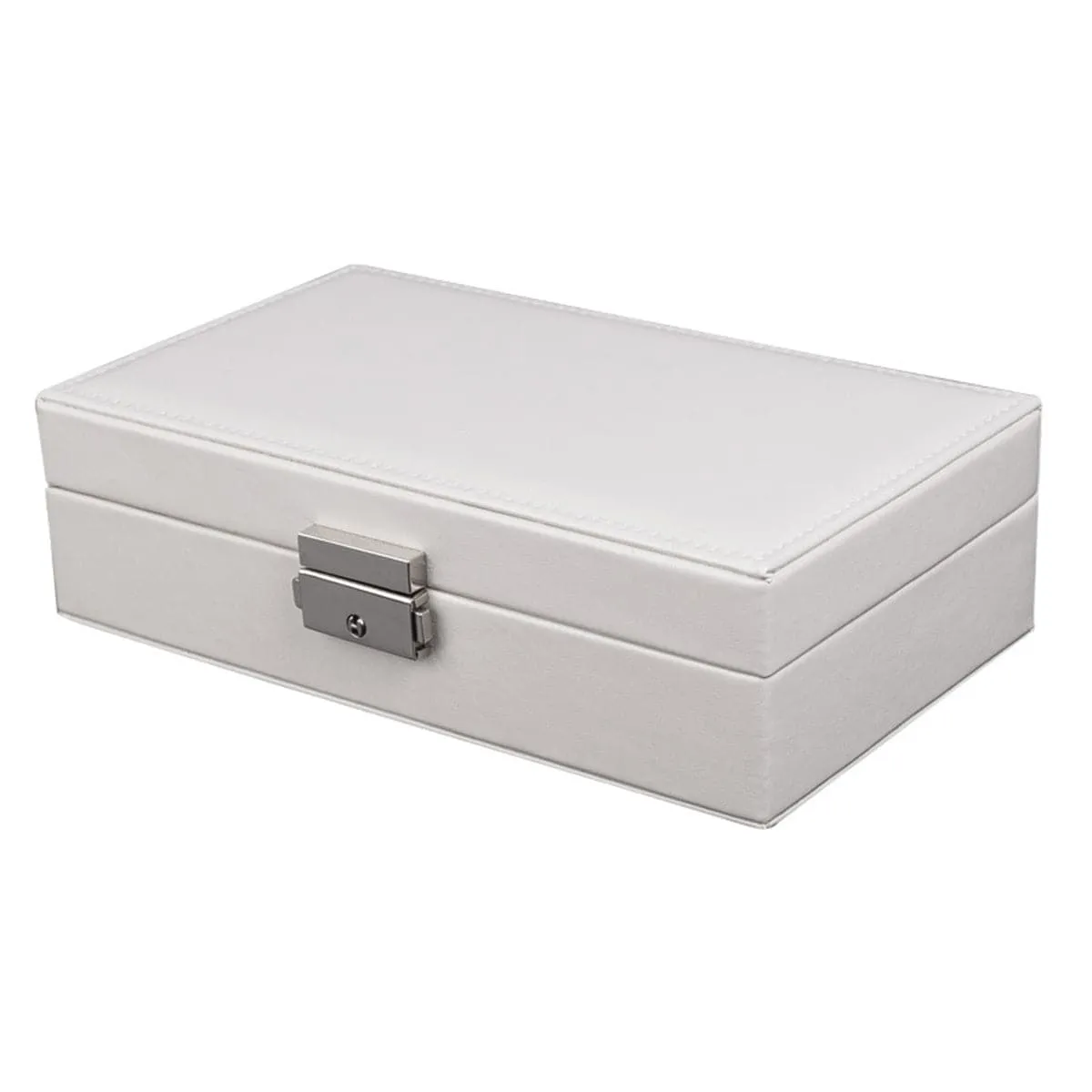 White Clasp Polystyrene Jewelry Storage Box sold by Zulily product image thumbnail 3