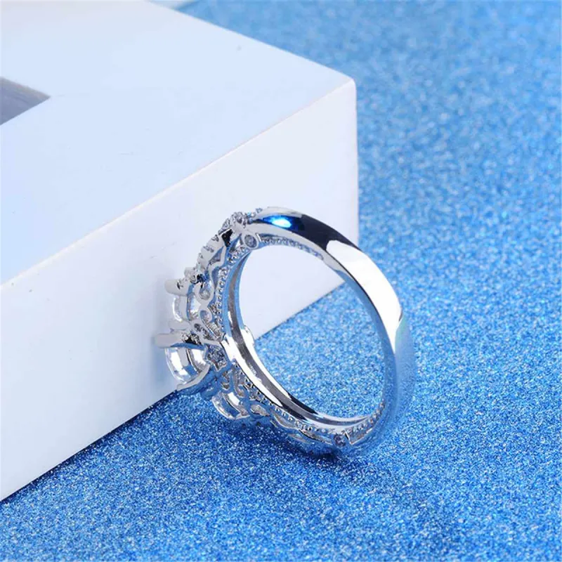 Crystal & Cubic Zirconia Three-Link Ring made by Zulily