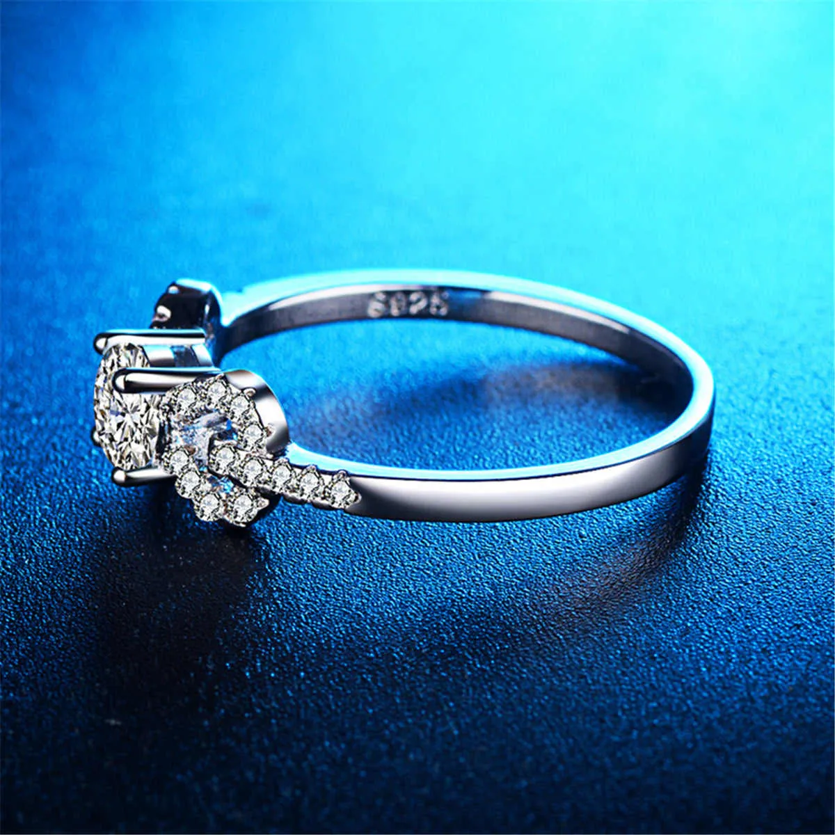 Crystal & Silvertone Bow Ring sold by Zulily product image thumbnail 2