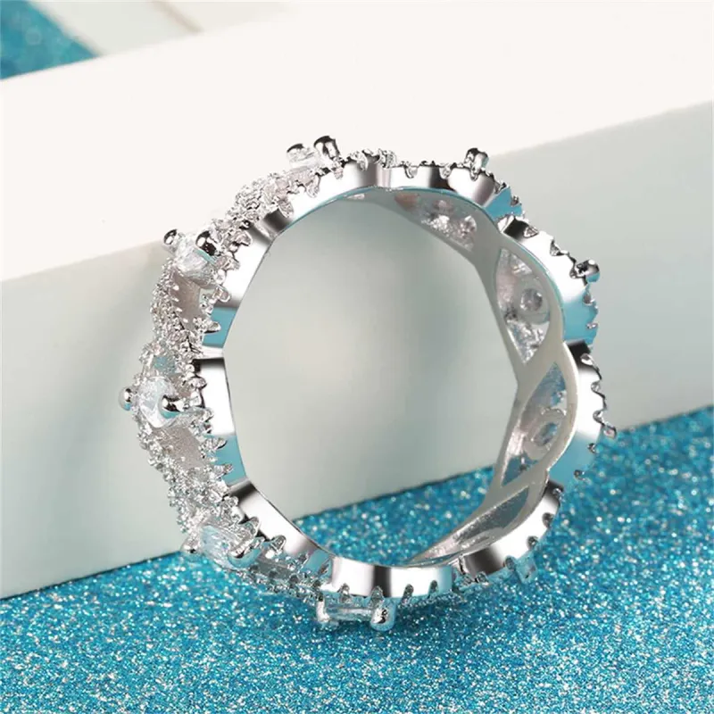Cubic Zirconia & Crystal Marquise-Cut Leaves Band Ring made by Zulily