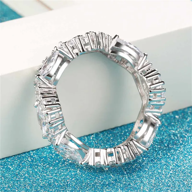 Marquise Crystal & Cubic Zirconia Twine Ring made by Zulily