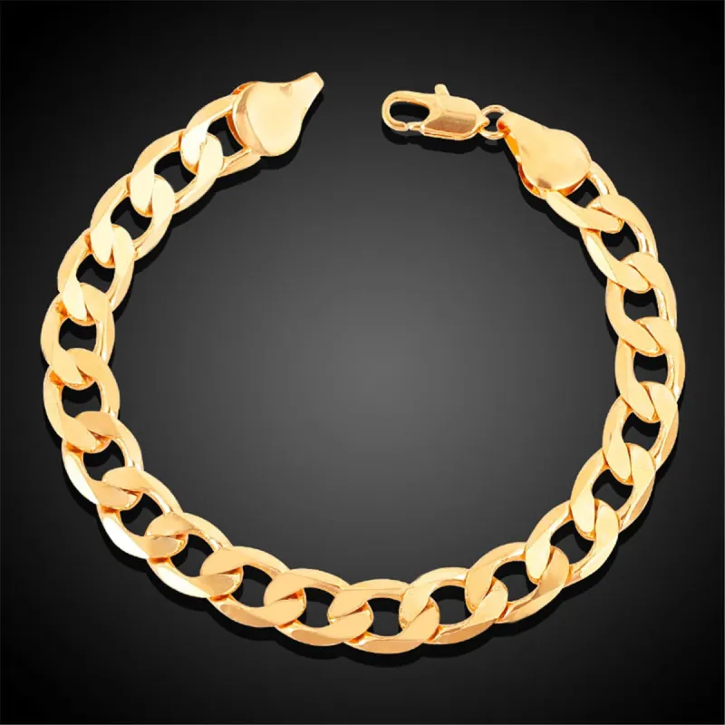 Goldtone Chunky Curb Chain Bracelet made by Zulily