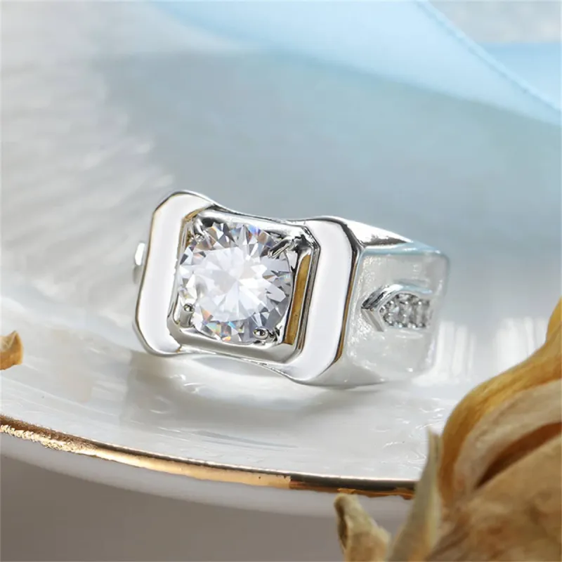 Crystal & Cubic Zirconia Round-Cut Square Illusion Ring made by Zulily