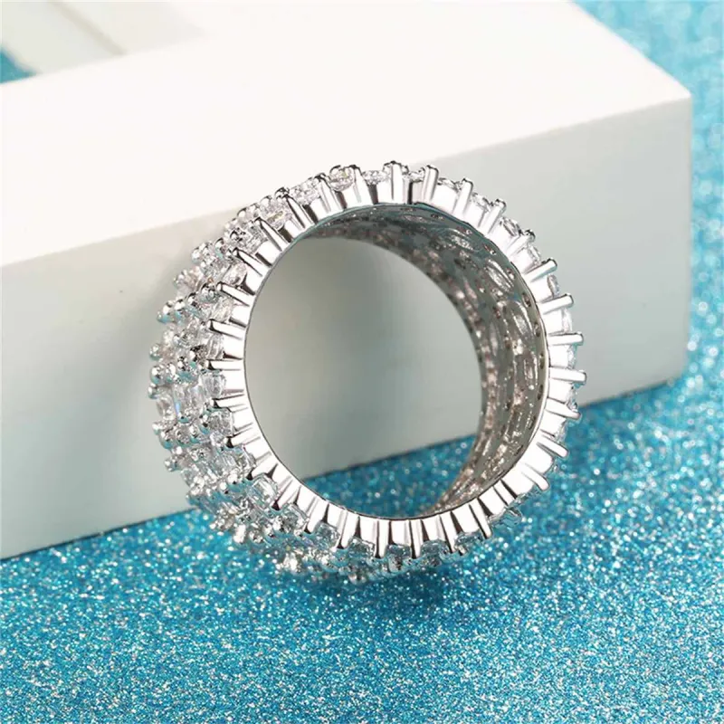 Cubic Zirconia & Crystal Marquise-Cut Layered Band Ring made by Zulily