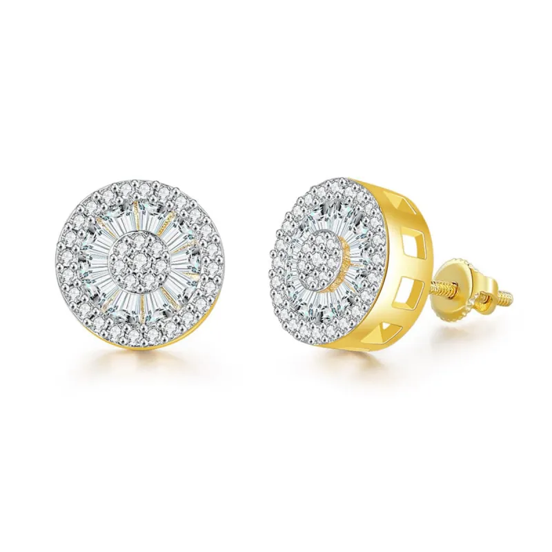 Crystal & Cubic Zirconia Round Stud Earrings made by Zulily