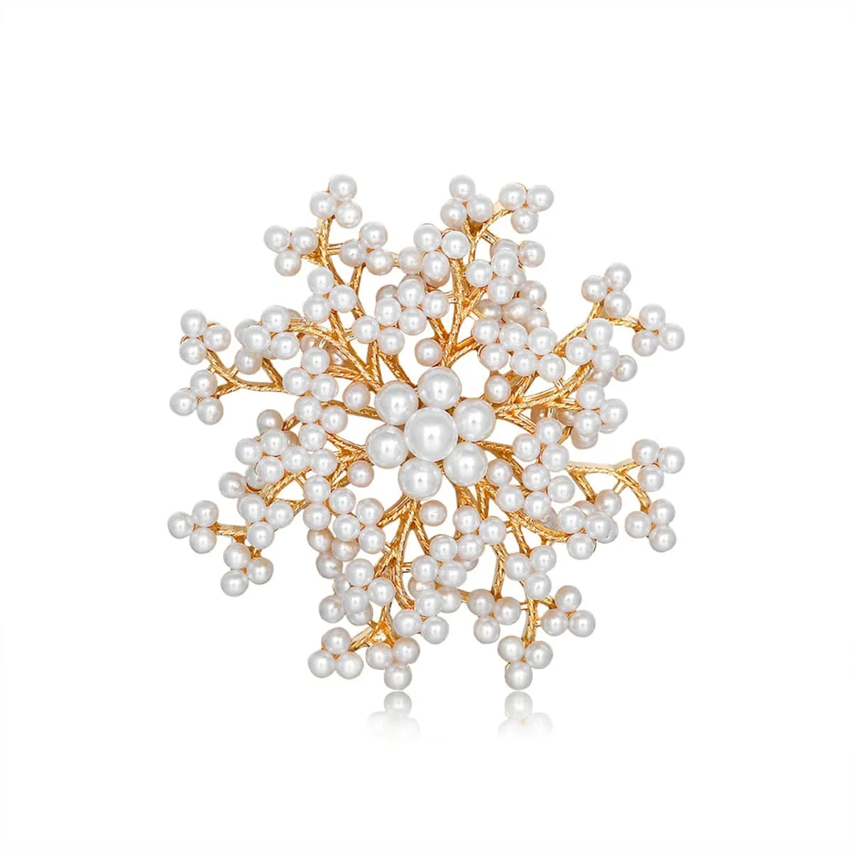 Pearl & Goldtone Flower Brooch sold by Zulily product image thumbnail 2
