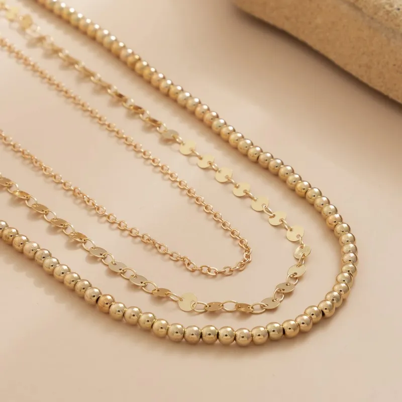 Goldtone Beaded Waist Chain Set made by Zulily