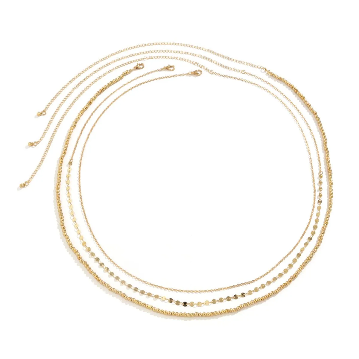 Goldtone Beaded Waist Chain Set sold by Zulily product image thumbnail 2