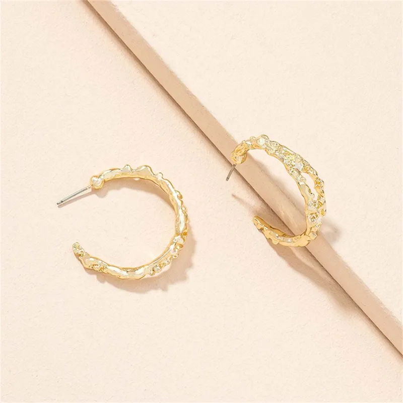 Goldtone Huggie Earrings made by Zulily