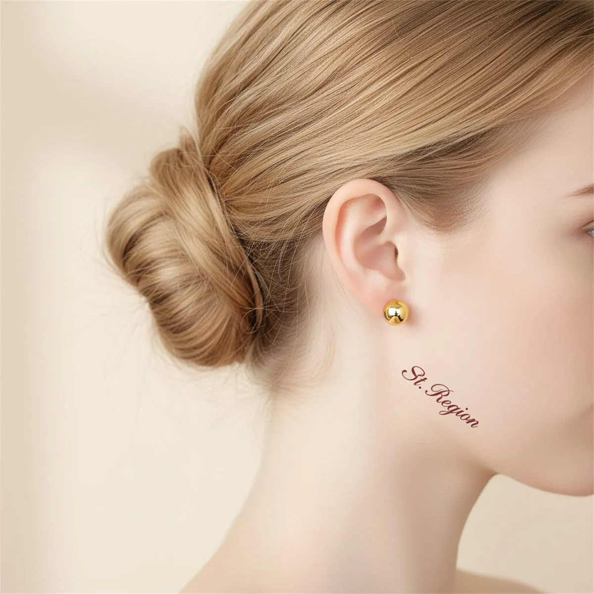 Goldtone Ball Huggie Earrings sold by Zulily product image thumbnail 5