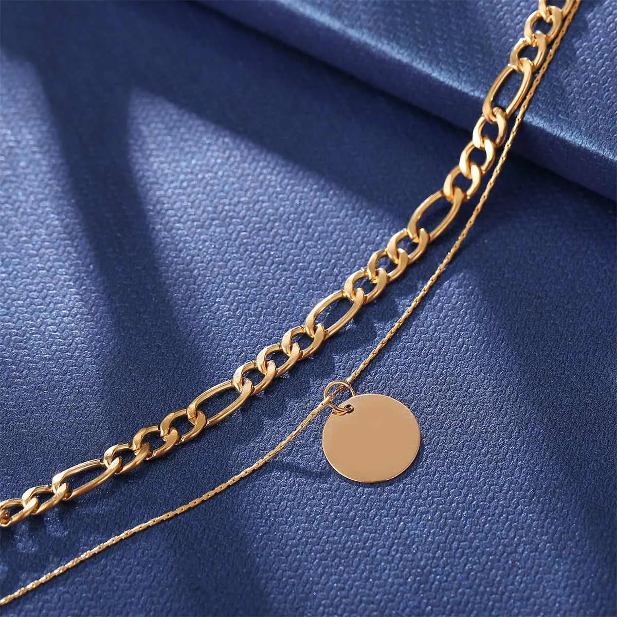 Goldtone Coin Layered Pendant Necklace sold by Zulily product image thumbnail 2