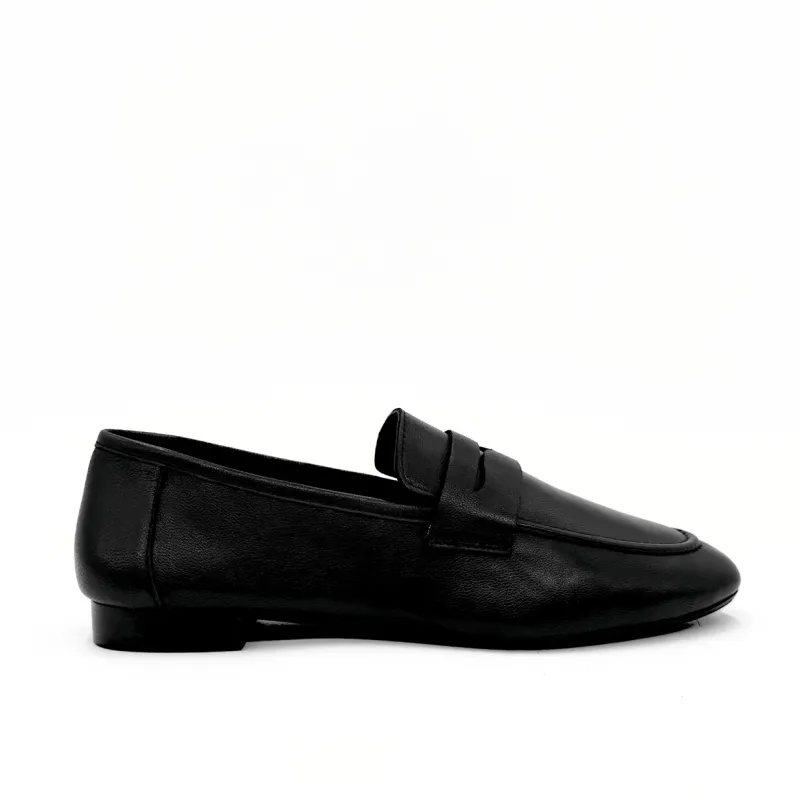 The Tennis Leather Loafer - Black made by Zulily