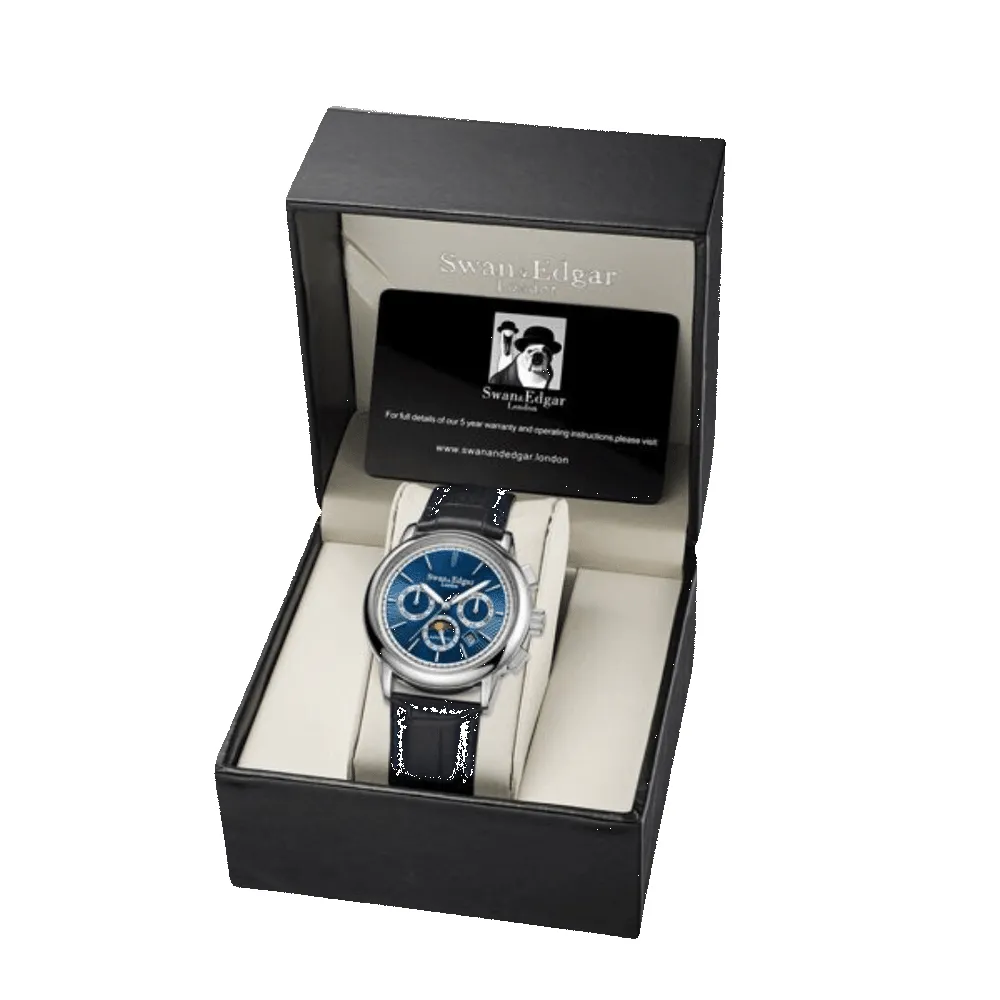 Limited Edition Swan & Edgar Hand Assembled Opulent Automatic Steel sold by Zulily product image thumbnail 2