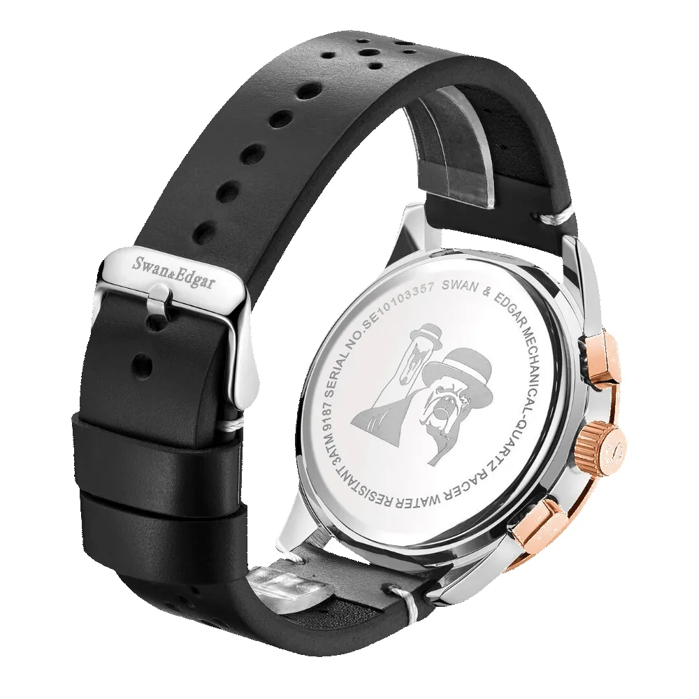 Limited Edition Swan & Edgar Hand Assembled Mechanical Quartz Racer Steel sold by Zulily product image thumbnail 4