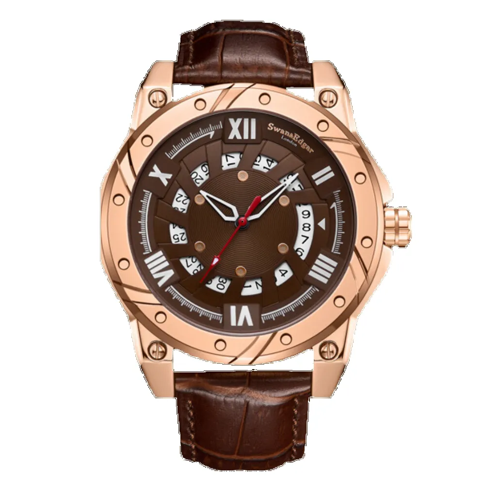 Limited Edition Swan & Edgar Hand Assembled Engineer Automatic Green sold by Zulily product image thumbnail 5
