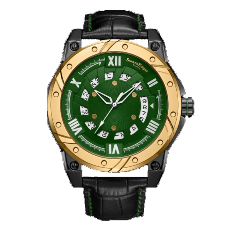 Limited Edition Swan & Edgar Hand Assembled Engineer Automatic Green made by Swan and Edgar