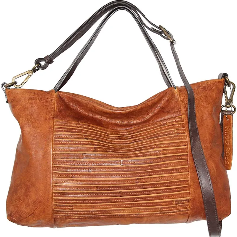 Elana Satchel in Cognac made by Nino BOSSI