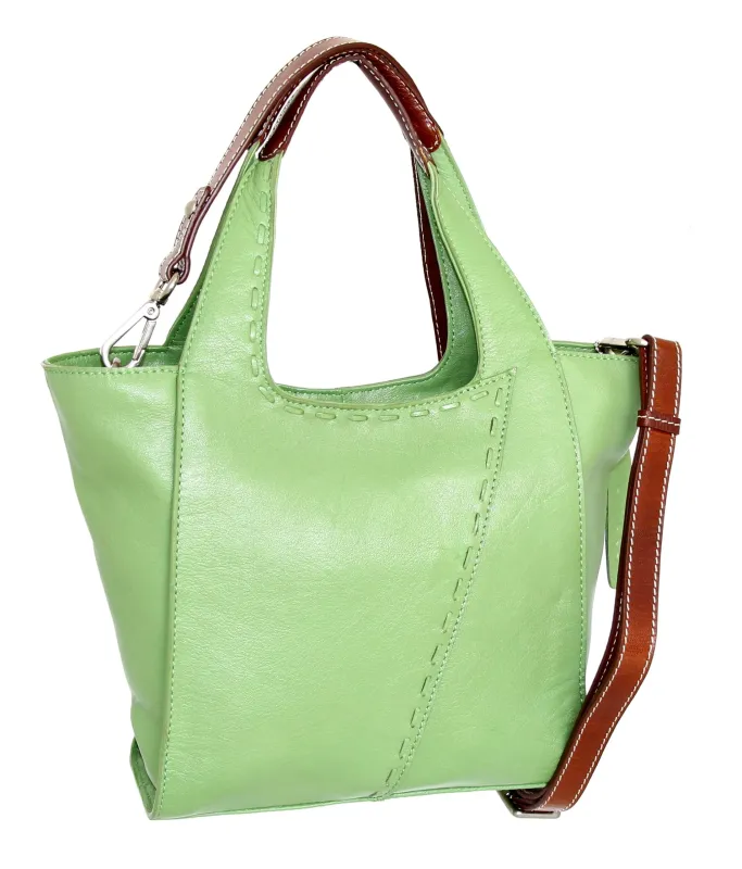Chiara Small Satchel in Leaf made by Nino BOSSI