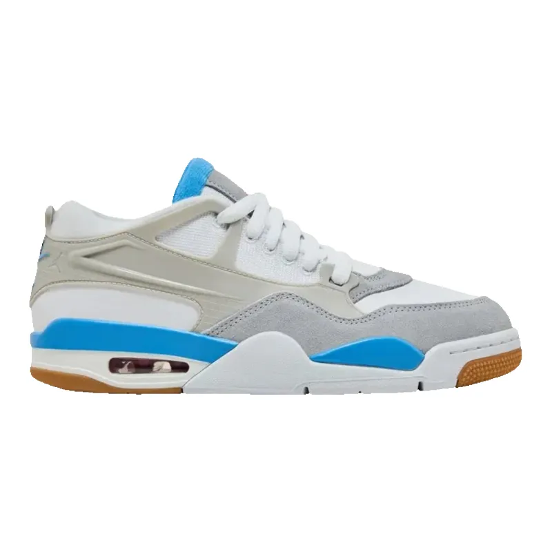 Nike Air Jordan 4 RM Men's Sneakers — White & University Blue Mid-Top made by Nike