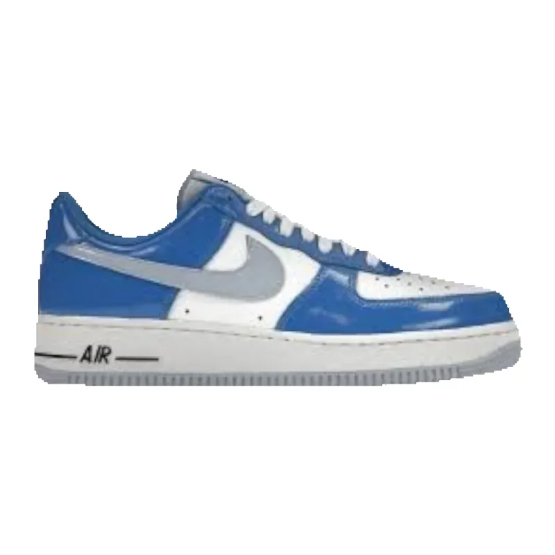Nike Air Force 1 '07 Women's Sneakers — Cobalt Bliss & Blue Patent Low-Top made by Nike
