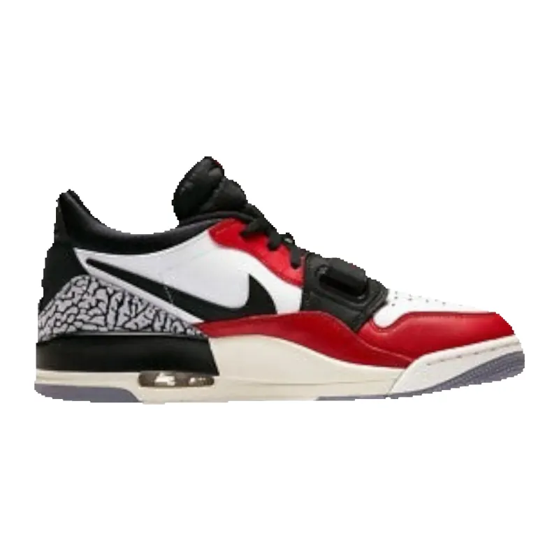 Nike Jordan Legacy 312 Low Men's Sneakers — Chicago White & Red Low-Top made by Nike