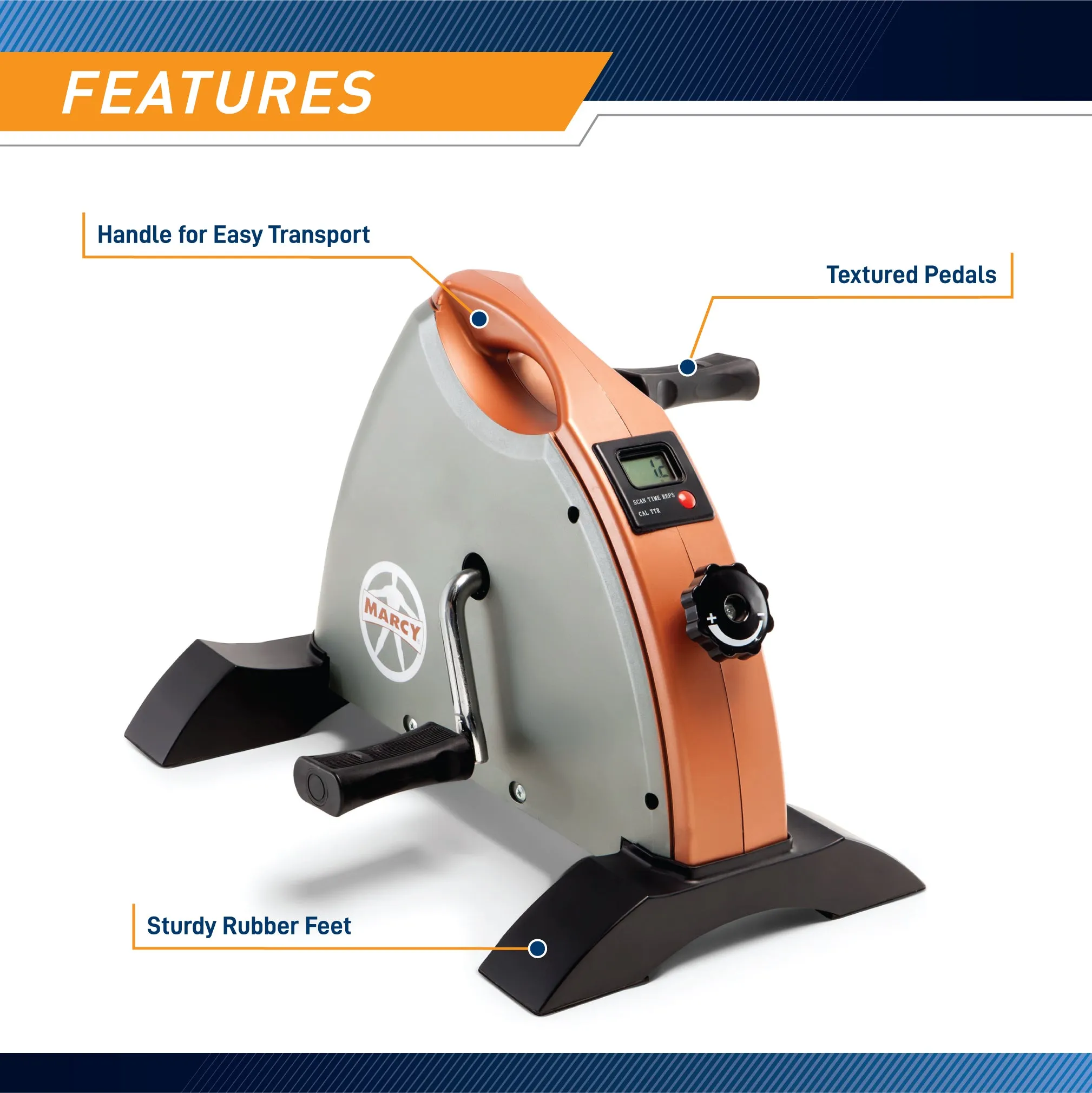 Marcy Deluxe Mini Cardio Cycle sold by Zulily product image thumbnail 2
