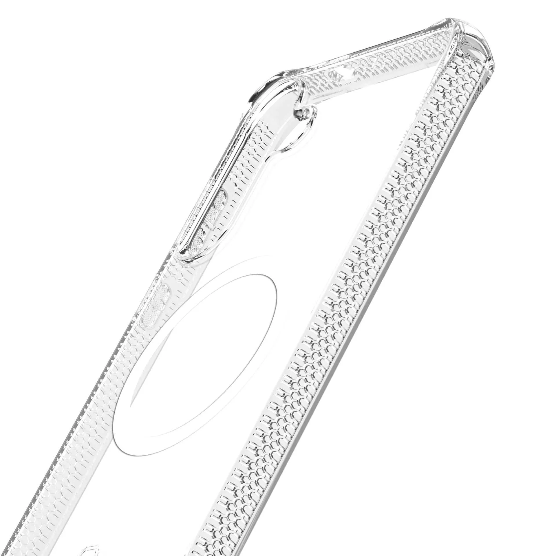 Itskins Hybrid R // Clear Magnetic Protective Phone Case for Galaxy S25+, Compatible with Magsafe, Anti-Yellowing Cell Phone Cover, Military Grade Protective Bumper - Transparent sold by Zulily