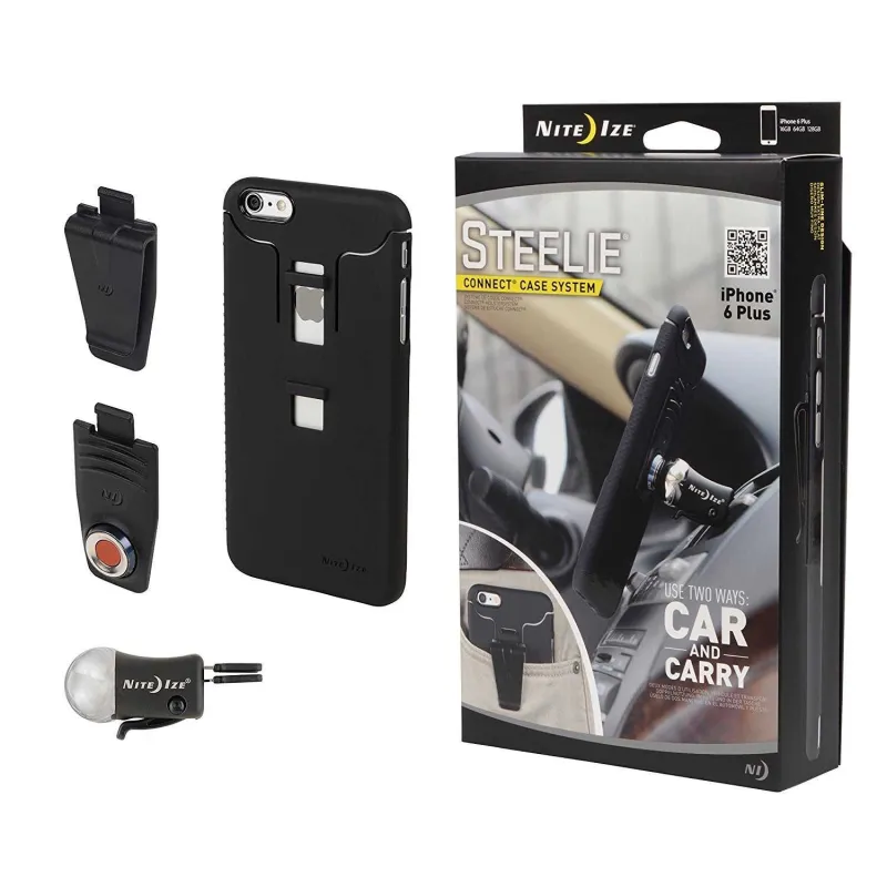 Nite Ize Original Steelie Connect Case System for Iphone 6 Plus/6s Plus - Phone Case + Magnetic Car Vent Mount made by Zulily