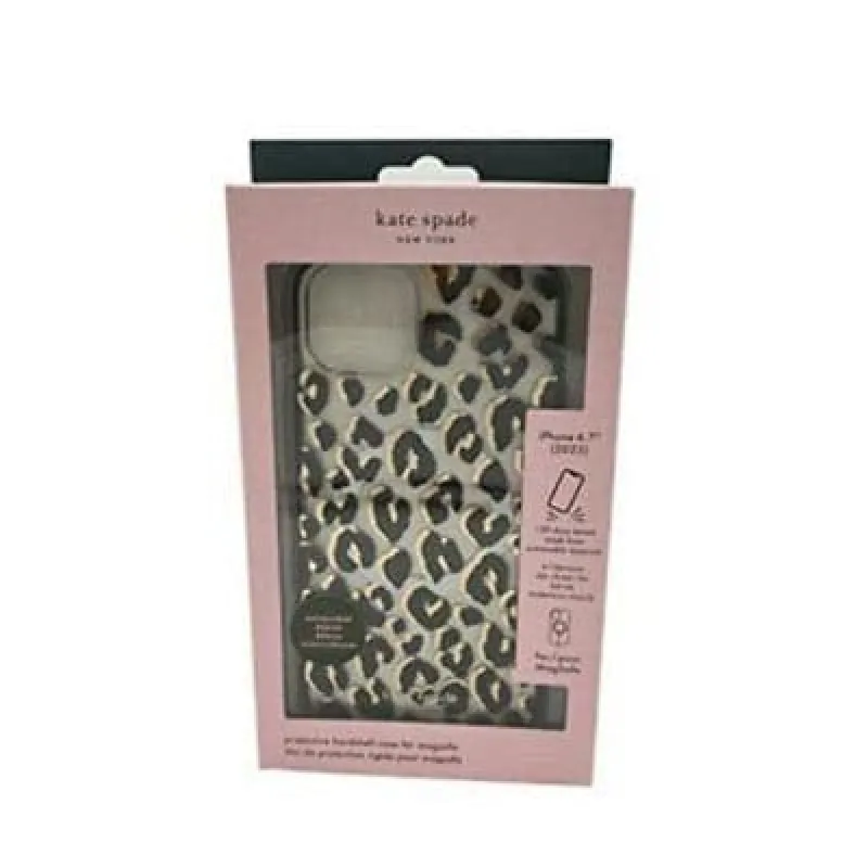 Kate Spade New York Protective Hardshell Case Compatible with Magsafe for Apple Iphone 14 Plus - City Leopard Black [Ksiph-236-Ctlb] made by Kate Spade